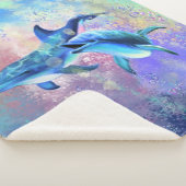 Couverture Sherpa Couple Dolphin Sherpa Blanket (3/4)