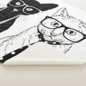 Couverture Sherpa Couples de chat (3/4)