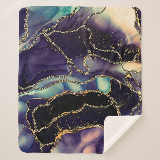 Couverture Sherpa Courants de teintes translucides, sertissant swi m (Devant)