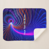 Couverture Sherpa Courbure de l'espace (Devant (Horizontal))