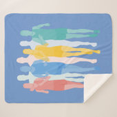 Couverture Sherpa Coureurs Inspirationnels Marathon Run (Devant (Horizontal))