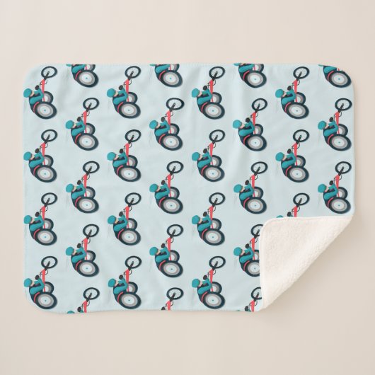 Couverture Sherpa Course en fauteuil roulant (Devant (Horizontal))