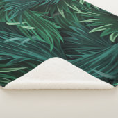 Couverture Sherpa Coussin Inspiré Design Forêt (3/4)