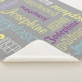 Couverture Sherpa Couvert de nom personnalisé, doux et chaleureux (3/4)