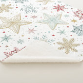 Couverture Sherpa "Couverture Sherpa Nuit Étoilée Pastel (3/4)