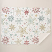 Couverture Sherpa "Couverture Sherpa Nuit Étoilée Pastel (Devant (Horizontal))