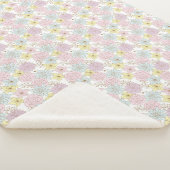 Couverture Sherpa couvre-lit de fleurs printanières (3/4)