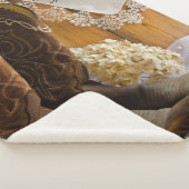 Couverture Sherpa Cowboy Boots Lace Pays Barre Mariage Keepsaké (3/4)