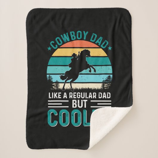 Couverture Sherpa Cowboy Dad (Devant)