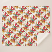 Couverture Sherpa Cowboy Retro Boy Child Cute Western (Devant (Horizontal))