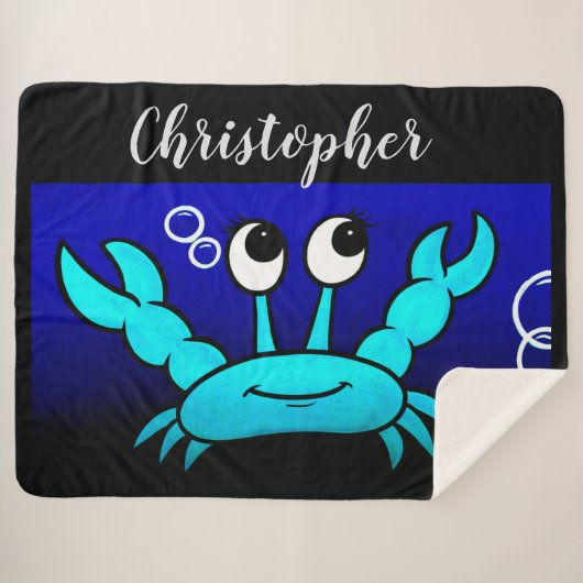 Couverture Sherpa Crabe (Devant (Horizontal))