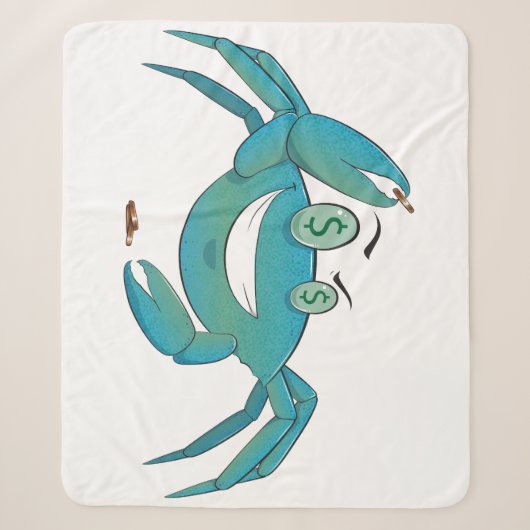 Couverture Sherpa Crabe Pinçeur (Devant)