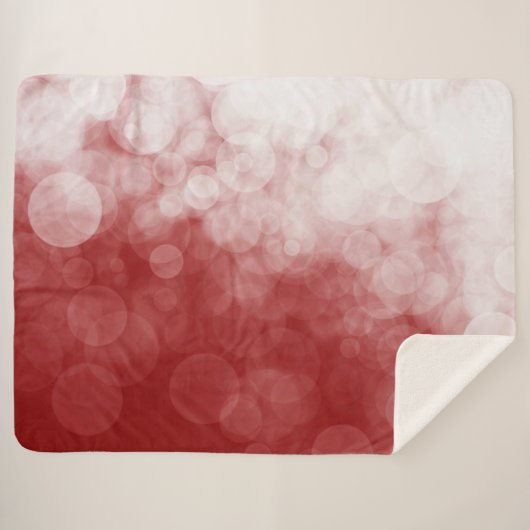 Couverture Sherpa Cranberry Spotted - Sherpa Blanket (Devant (Horizontal))