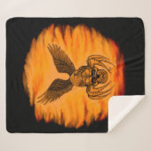 Couverture Sherpa Crâne à aigle (Devant (Horizontal))