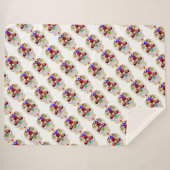 Couverture Sherpa Crâne à sucre (Devant (Horizontal))