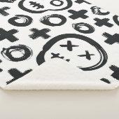 Couverture Sherpa Crâne : Décoration sans joint. (3/4)