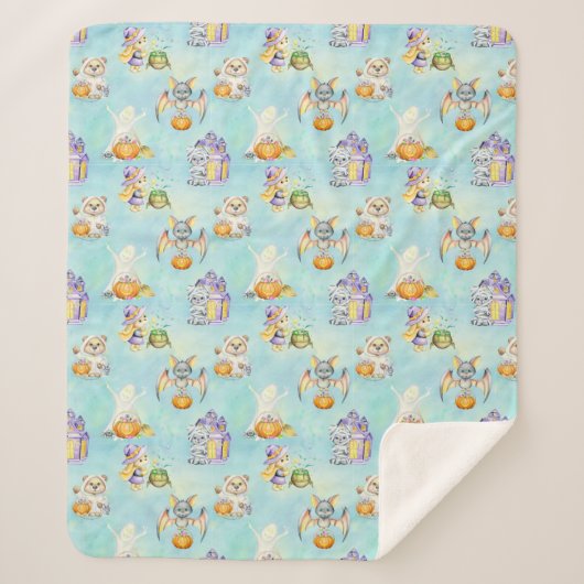 Couverture Sherpa Crânes à sucre Sherpa Blanket (Devant)