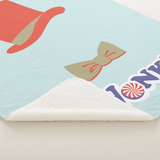 Couverture Sherpa Cravate Wonka Top Hat & Bow (3/4)