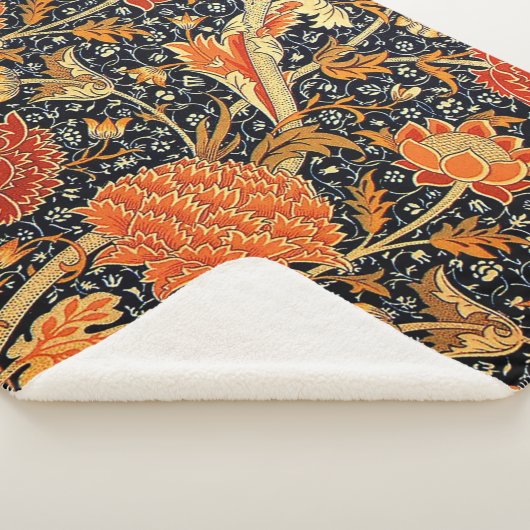 Couverture Sherpa Cray, un beau design William Morris, (3/4)