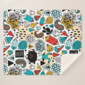 Couverture Sherpa Crazy head (Devant (Horizontal))
