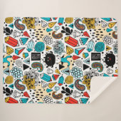 Couverture Sherpa Crazy head (Devant (Horizontal))