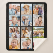Couverture Sherpa Create Your Family Photo Collage Simple 12 Picture (Devant)