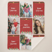 Couverture Sherpa Create Your Own Christmas Photo Collage (Devant)