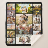 Couverture Sherpa Create Your Own Custom 16 Photo Collage (Devant)
