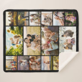 Couverture Sherpa Create Your Own Custom 16 Photo Collage (Devant (Horizontal))