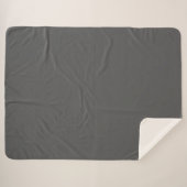 Couverture Sherpa Create Your Own editable dark gray (Devant (Horizontal))