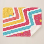 Couverture Sherpa Création géométrique (Devant (Horizontal))