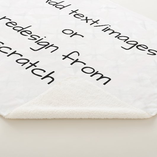 Couverture Sherpa Créer votre propre Customisé (3/4)