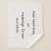 Couverture Sherpa Créer votre propre Customisé (Devant)