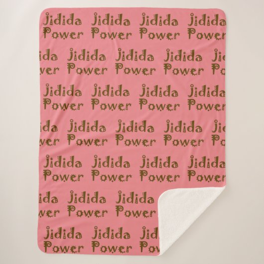 Couverture Sherpa Créez vos propres idées confortables Power (Devant)