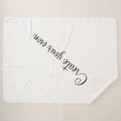 Couverture Sherpa Créez votre propre (Devant (Horizontal))