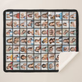 Couverture Sherpa Créez votre propre collection de photos 70 Blanche (Devant (Horizontal))