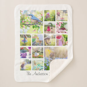 Couverture Sherpa Créez votre propre collection de photos de famille