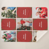 Couverture Sherpa Créez votre propre collection de photos de Noël (Devant (Horizontal))