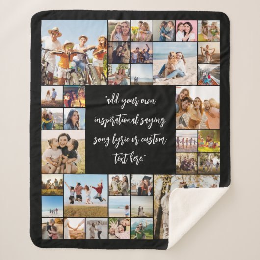 Couverture Sherpa Créez votre propre collection photo personnalisée (Devant)
