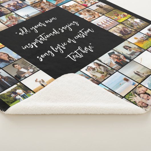 Couverture Sherpa Créez votre propre collection photo personnalisée (3/4)