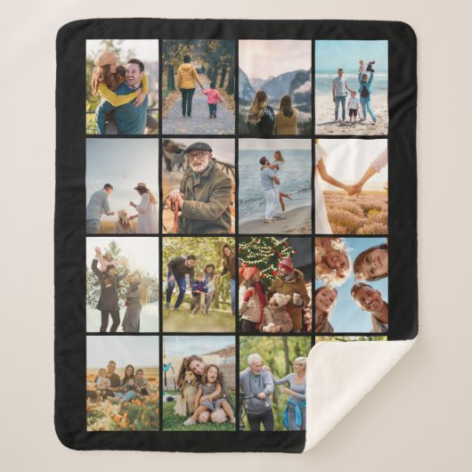 Couverture Sherpa Créez votre propre collection photo personnalisée (Devant)