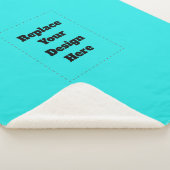 Couverture Sherpa Créez votre propre cyan (3/4)