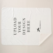 Couverture Sherpa Créez votre propre design (Devant (Horizontal))