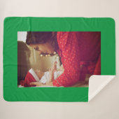 Couverture Sherpa Créez votre propre photo personnalisée (Devant (Horizontal))