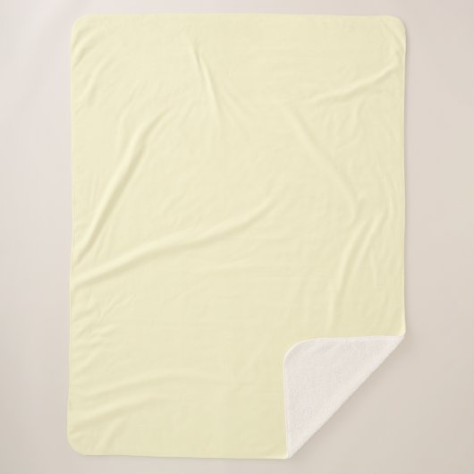 Couverture Sherpa Crème (Devant)