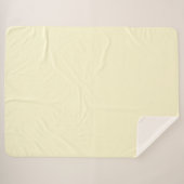 Couverture Sherpa Crème (Devant (Horizontal))