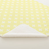 Couverture Sherpa Crème Cottage Sud Fleur de Lys (3/4)