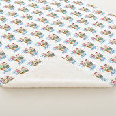 Couverture Sherpa crème glglace (3/4)