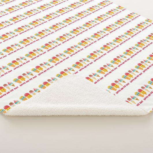 Couverture Sherpa crème glglace (3/4)