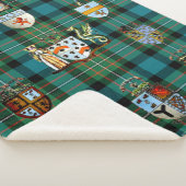 Couverture Sherpa Crêtes de clan de Ferguson de Sherpa Blanket (3/4)